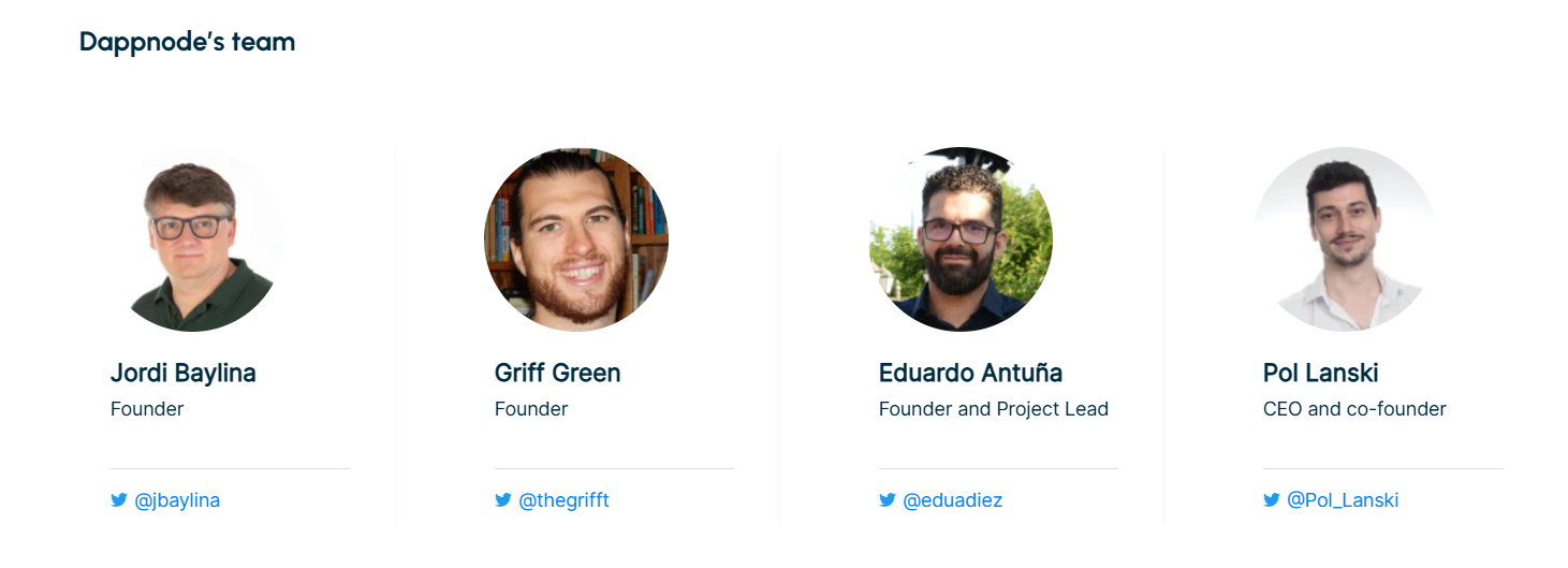 DappNode founders