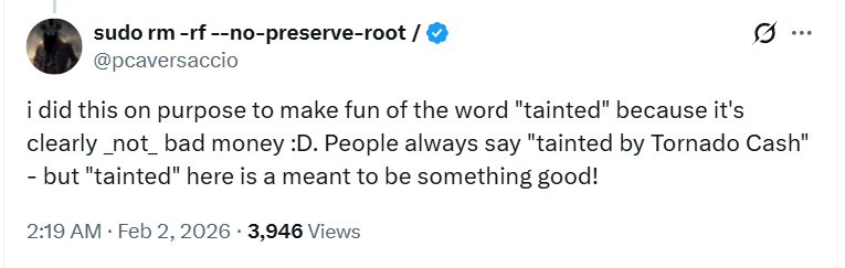 pcaversaccio explanation of intentional tainting